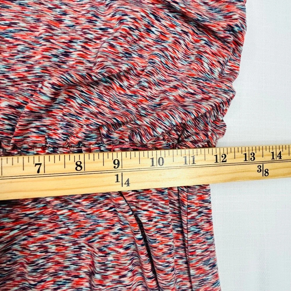 Sundance Red Maxi Dress M Boho Crochet Lace Racerback Sleeveless Festival Beach - Picture 7 of 9